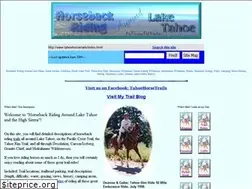 Sites similar to tahoehorsetrails.com