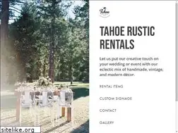 Sites similar to tahoerusticrentals.com