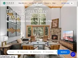 Sites similar to tahoesignatureproperties.com