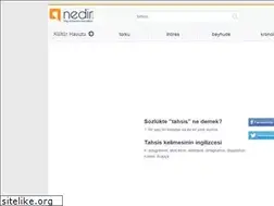 Sites similar to tahsis.nedir.com