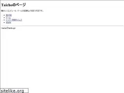 Sites similar to taicho.jp