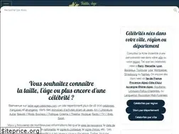 Sites similar to taille-age-celebrites.com