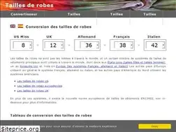 Sites similar to taillesderobes.com