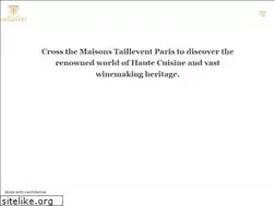 Sites similar to taillevent.com