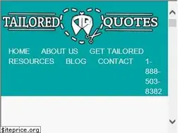 Sites similar to tailoredquotes.com
