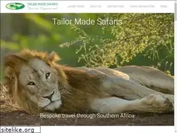 Sites similar to tailormadesafaris.co.za