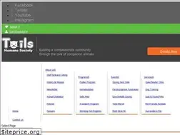 Sites similar to tailshumanesociety.org