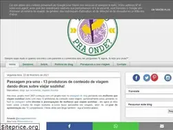 Sites similar to taindopraonde.com.br