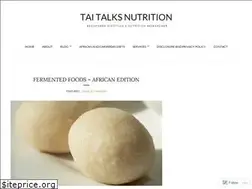 Sites similar to taitalksnutrition.com