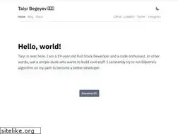 Sites similar to taiyr.me