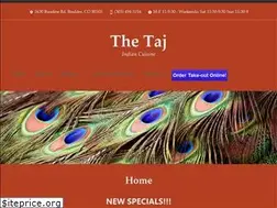 Sites similar to tajindianboulder.com