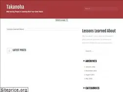 Sites similar to takanoha.info