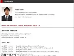 Sites similar to takashiijiri.com