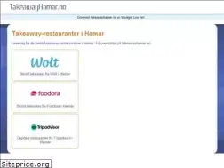 Sites similar to takeawayhamar.no