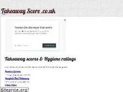 Sites similar to takeawayscore.co.uk