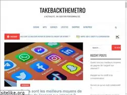Sites similar to takebackthemetro.com
