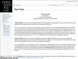 Sites similar to takebackthenet.apc.org