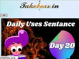 Sites similar to takeboxs.in