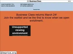 Sites similar to takebusinessclass.com