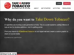 Sites similar to takedowntobacco.org