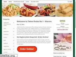 Sites similar to takeeouteeno1warren.com