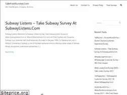 Sites similar to takefoodsurveys.com