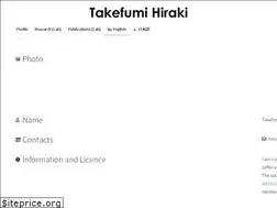 Sites similar to takefumihiraki.com