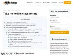 Sites similar to takemyonlineclassesforme.com