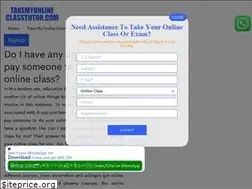 Sites similar to takemyonlineclasstutor.com