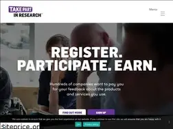 Sites similar to takepartinresearch.co.uk