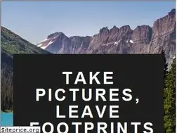 Sites similar to takepicturesleavefootprints.com
