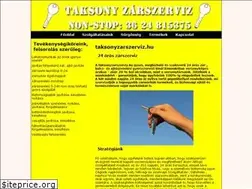 Sites similar to taksonyzarszerviz.hu