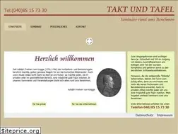 Sites similar to taktundtafel.de