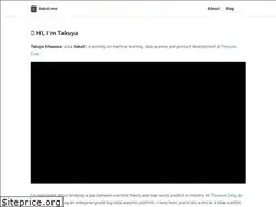 Sites similar to takuti.me
