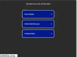 Sites similar to talentcalculator.org