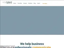 Sites similar to talentisvital.com