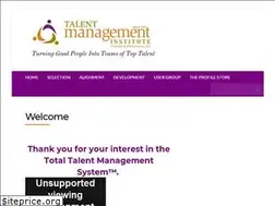 Sites similar to talentmanagementinstitute.com