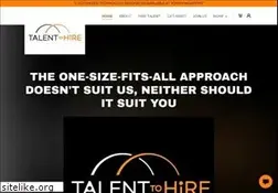 Sites similar to talenttohire.com