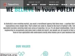 Sites similar to talentweb.com.au