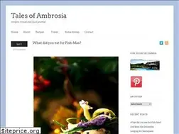 Sites similar to talesofambrosia.com
