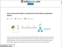 Sites similar to talhaturan.com
