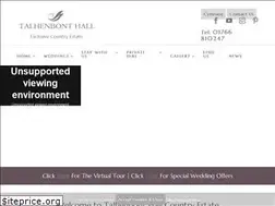 Sites similar to talhenbont-hall.com