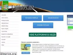 Sites similar to talibov.az