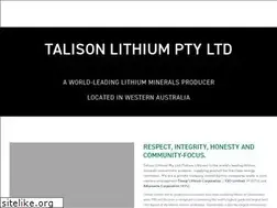 Sites similar to talisonlithium.com