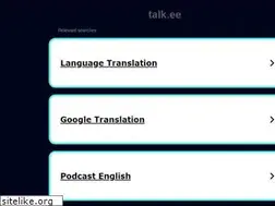 Sites similar to talk.ee