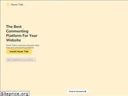 Sites similar to talk.hyvor.com