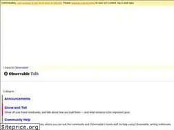 Sites similar to talk.observablehq.com