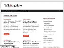 Sites similar to talkbangalore.com