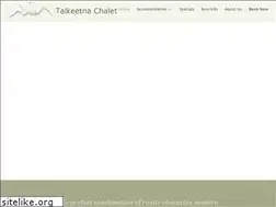 Sites similar to talkeetnachalet.net