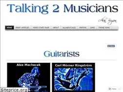 Sites similar to talking2musicians.com